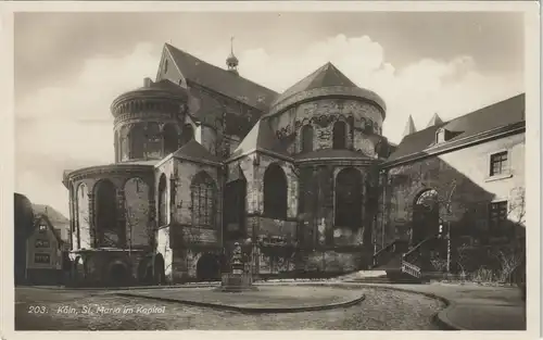 Ansichtskarte Köln St. Maria im Kapitol - Fotokarte 1932