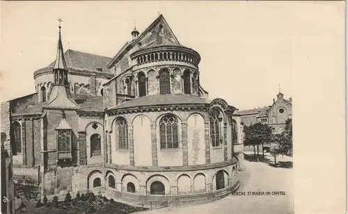 Ansichtskarte Köln St. Maria im Kapitol - Rückseite 1907