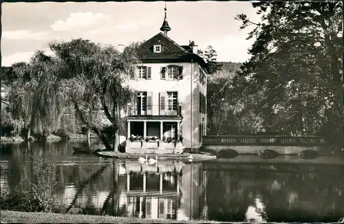 Ansichtskarte Heilbronn Partie am Trappenseeschlößchen 1966