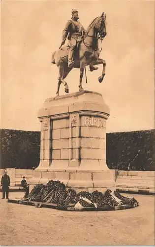 Ansichtskarte Köln Kranz Niederlegung am Kaiser-Friedrich-Denkmal 1910