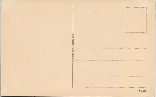 Ansichtskarte Köln Strassen Partie Gürzenich 1910