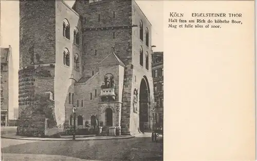 Ansichtskarte Köln Eigelsteiner Tor 1911