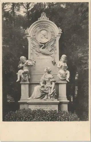 Ansichtskarte Bonn Schumann-Denkmal 1911
