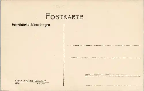 Ansichtskarte Düsseldorf Hofgarten Seufzerallee im Hofgarten 1905