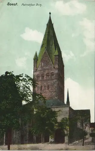 Ansichtskarte Soest St. Patrokli-Dom 1914