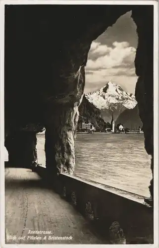 Ansichtskarte Axenstrasse Axenstrasse - stadt 1937