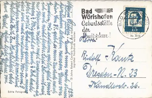 Ansichtskarte Bad Wörishofen Kneippiatorium MB Park, Wassertreten 1967