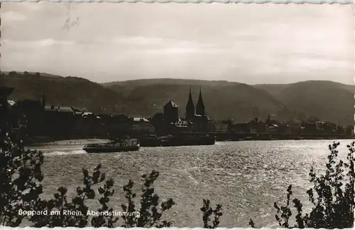 Ansichtskarte Boppard Stadt, Rheinschiff 1960