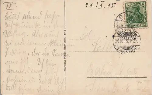 Ansichtskarte Bonn Münsterkirche 1915