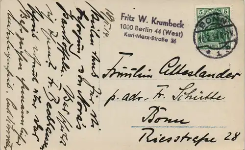 Ansichtskarte Bonn Stadtteilansicht mit Münster Münsterplatz 1914