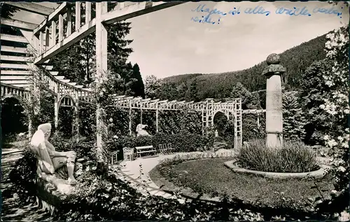 Ansichtskarte Bad Wildbad Kurgarten, Anlagen 1959