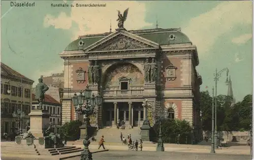 Ansichtskarte Düsseldorf Kunsthalle 1910