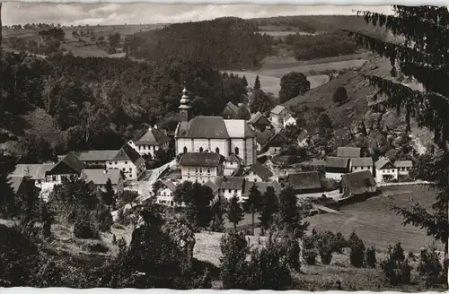 Ansichtskarte Gößweinstein Stadtpartie 1961