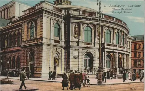 Düsseldorf Stadttheater Théâtre Municipal Municipal Theatre 1926