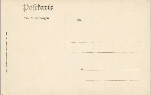 Ansichtskarte Düsseldorf Schauspielhaus Seitenansicht mit Bühnenhaus 1906