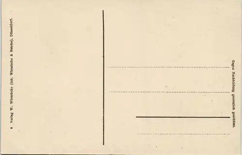 Ansichtskarte Düsseldorf Wasserkunst der Tritonengruppe im Stadtgraben 1910