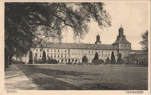 Ansichtskarte Bonn Blick auf Universität im Hofgarten 1910