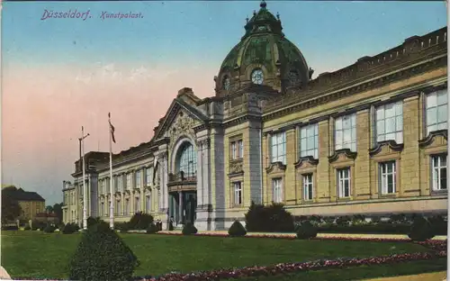 Ansichtskarte Düsseldorf Kunstpalast color Ansicht (Art Palace) 1910