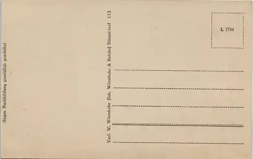 Ansichtskarte Düsseldorf Strassen Partie am Stahlhof 1910