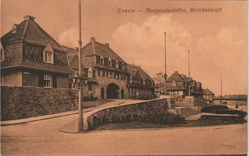 Ansichtskarte Essen (Ruhr) Margaretenhöhe, Brückenkopf 1910