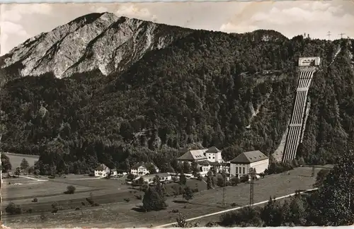 Ansichtskarte Kochel am See Kraftwerk Walchensee Pumpstation 1962