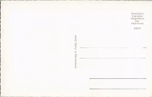 Ansichtskarte Hirsau-Calw Stadtpartie 1961