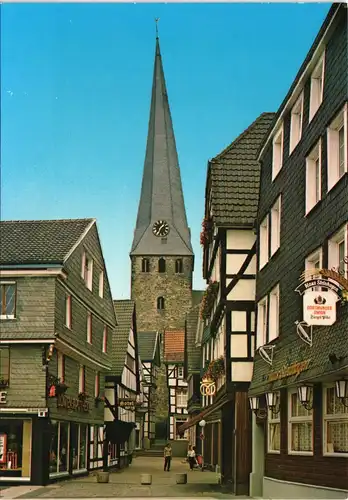 Ansichtskarte Hattingen Steinhagenstraße, Apotheke, Bäcker 1981