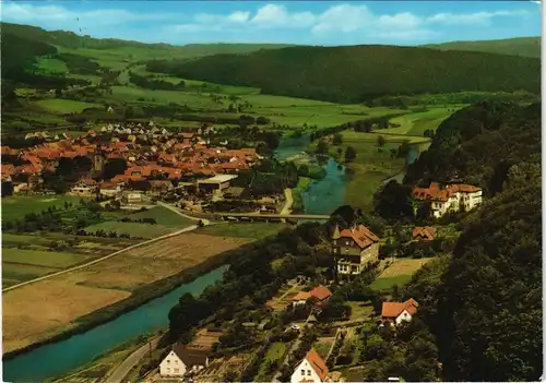 Ansichtskarte Hedemünden-Hannoversch Münden Hann. Münden Luftbilder 1984