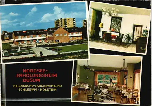 Ansichtskarte Büsum Erholungsheim - MB - Innen 1972
