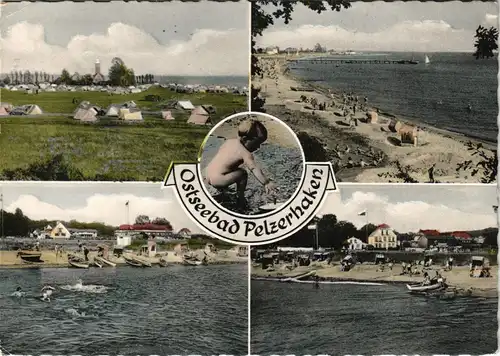 Ansichtskarte Pelzerhaken-Neustadt (Holstein) MB Strand, Zeltplatz 1968