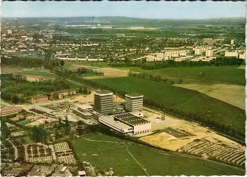 Ansichtskarte Marl (Westfalen) Luftbild - Neubauten 1966