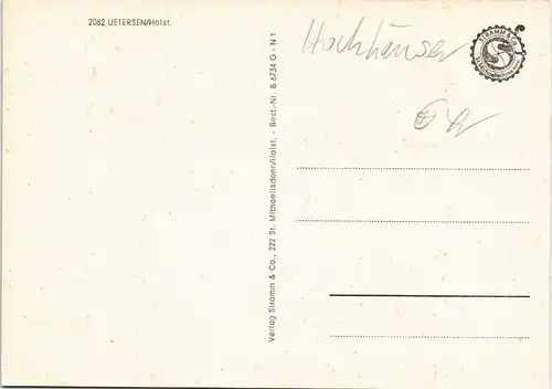 Ansichtskarte Uetersen MN: Halle, Hochhaus, etc 1972