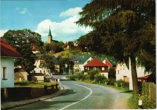 Ansichtskarte Fichtelberg (Oberfranken) Straßenpartie 1971