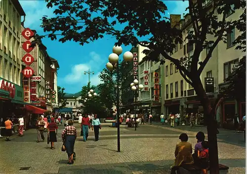 Ansichtskarte Siegen Bahnhofstraße - Geschäfte 1978