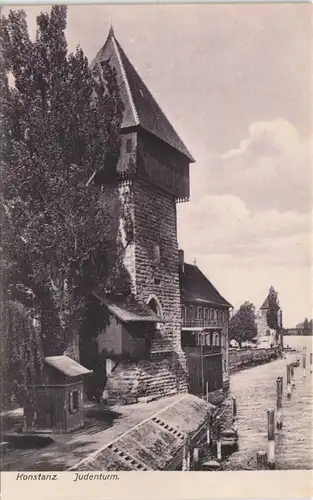 Ansichtskarte Konstanz Partie am Judenturm, Cicero-Postkarte 1930