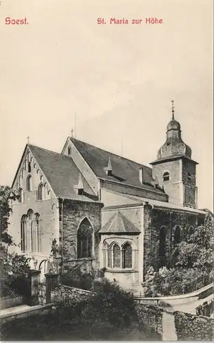 Ansichtskarte Soest St. Maria zur Höhe (Kirche) 1910