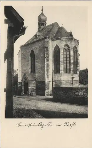 Ansichtskarte Soest Partie an der Brunnstein-Kapelle 1920