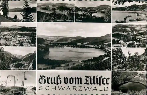 Ansichtskarte Titisee MB: Umland, Sessellift 1962