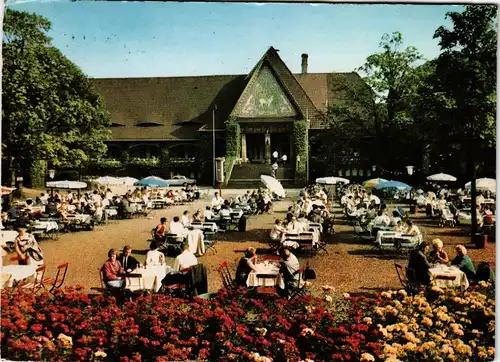 Ansichtskarte Krefeld Crefeld Restaurant Stadtwaldhaus 1976
