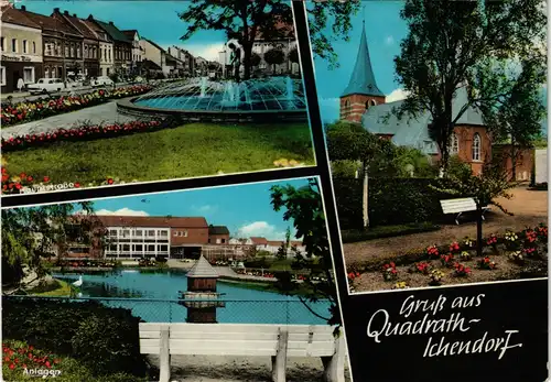 Ansichtskarte Quadrath-Ichendorf Straße, Park, Stadt 1975