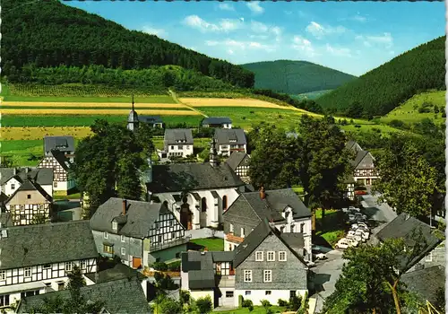 Ansichtskarte Oberkirchen-Schmallenberg Stadtpartie 1978