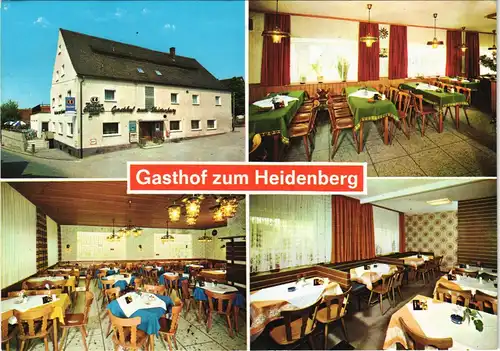 Ansichtskarte Büchenbach (LK Roth) 4 Bild: Gasthof zum Heidekrug 1977