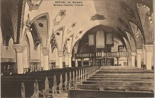 Bethel-Bielefeld BETHEL bei Bielefeld Sarepta-Kapelle, Inneres 1910