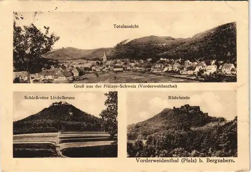 Ansichtskarte Vorderweidenthal 3 Bild: Stadt und Umland 1931