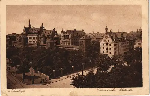 Ansichtskarte Nürnberg Germanisches Museum 1925