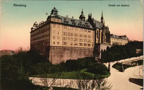 Ansichtskarte Altenburg Schloß Schloss Castle View, color AK 1905