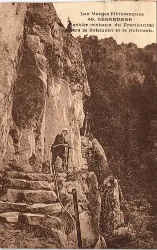 CPA Gerdsee Gérardmer Schlucht bei Hoheneck 1926