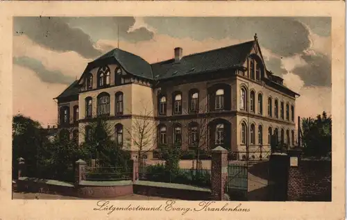 Ansichtskarte Lütgendortmund-Dortmund Evang. Krankenhaus 1917