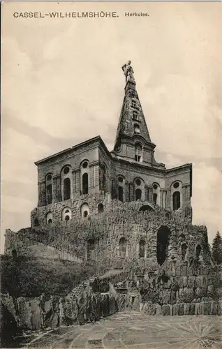 Ansichtskarte Bad Wilhelmshöhe-Kassel Cassel Herkules Monument 1910