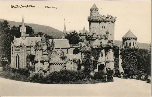 Bad Wilhelmshöhe-Kassel Cassel Löwenburg (Castle) Burg in Hessen 1910
